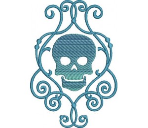Stickdatei - Decorative Skull 1